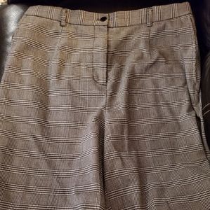Black/white plaid pants by Appleseed's - 12P